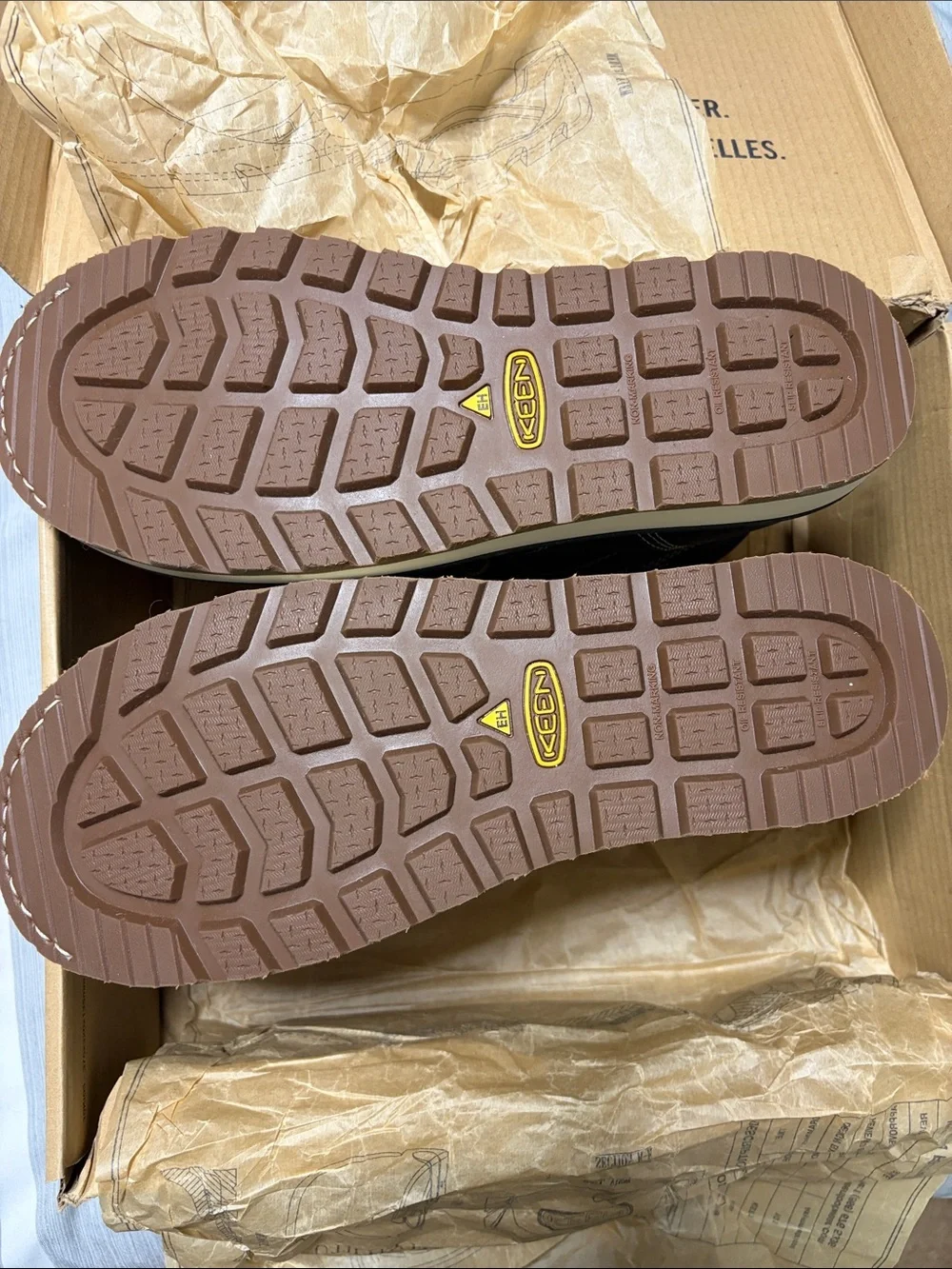 Keen Brown Leather Cincinnati Carbon-Fiber Toe 10.5 wide